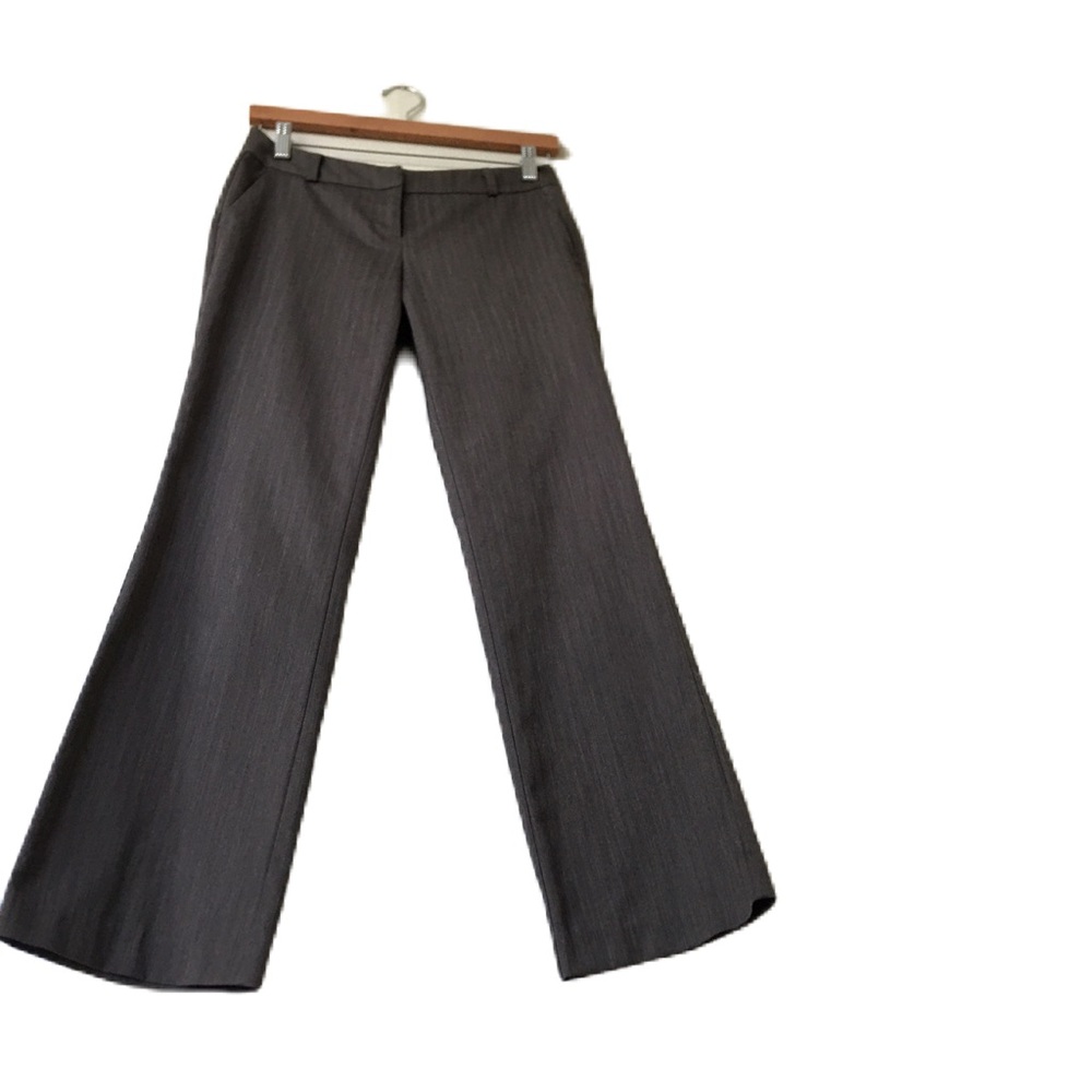 New York & Company Dark Brown office dress pants boot cut size 0 Petite.